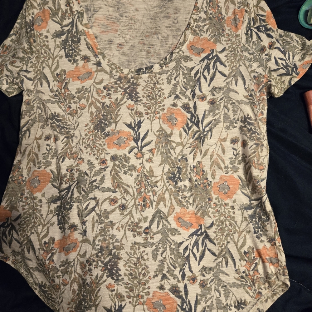 Lucky Brand floral shirt